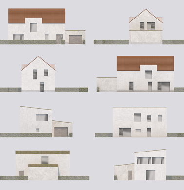 Rodinné domy "Haltýře - sever"